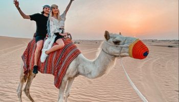 Camel Ride in Desert